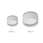 Lampa sufitowa MONA SPOT 12W AZ4534 AZZARDO ŁAMANA WPUSZCZANA ᴓ 8 CM 4000K  - 4