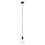 Lampa wisząca Lamezia PND-67594-1-BK+CL nowoczesna transparentny klosz - 2