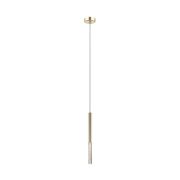 Lampa wisząca ZUMA LINE ONE PENDANT P0461-01E-F7F7 metalowe rurki złoty