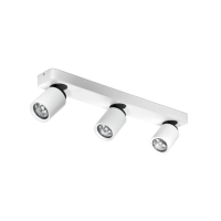 Reflektor Tomi 3  biały AZzardo 3xGU10  AZ0664 ruchome główki w kształcie tub listwa