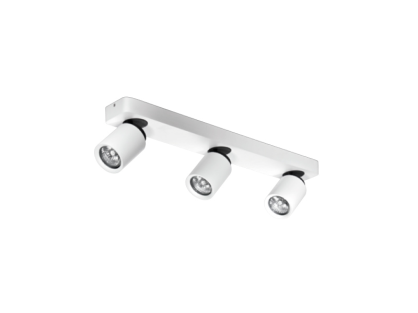 Reflektor Tomi 3  biały AZzardo 3xGU10  AZ0664 ruchome główki w kształcie tub listwa