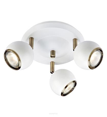 Lampa sufitowa plafon skandynawska biała 3-pł COCO MArkslojd 106875