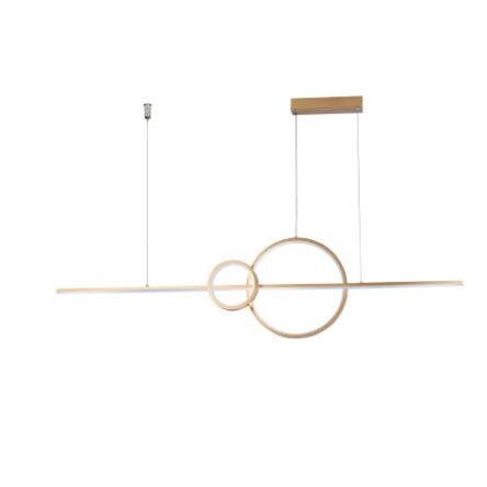 Lampa wisząca SARA BK złota Azzardo AZ5260