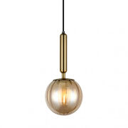 Lampa wisząca Ravena PND-2324-1 BRO+AMB Italux Elegancka