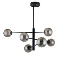 Lampa wisząca ORO 32072 SIGMA 8 SZKANYCH KLOSZY