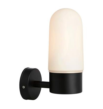 Kinkiet ZEN OPAL 1L Czarny/Biały 107801