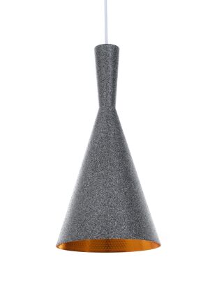Loftowa lampa wisząca FOGGI LDP 7712-A (GR) Lumina Deco stożek