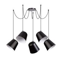 Lampa wisząca JAWA 5 SIGMA 31388 NOWOCZESNA CZARNA