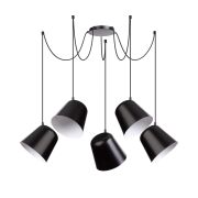 Lampa wisząca JAWA 5 SIGMA 31388 NOWOCZESNA CZARNA