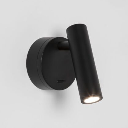 Lampa ścienna kinkiet Enna Surface - Astro 7499 regulowana głowica tuba aluminium w kolorze czarnym LED 1058027