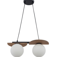 LAMPA WISZĄCA MIRROR 2 SIGMA 33298 szklana kula