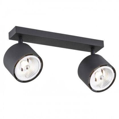 Lampa sufitowa CLEVLAND 1032 Argon podwójny reflektor ES111 czarny