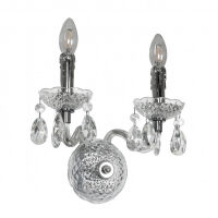 Kinkiet Whiz A.90690/2CLE Italux  chrom styl pałacowy elegancki