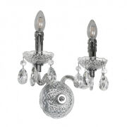 Kinkiet Whiz A.90690/2CLE Italux  chrom styl pałacowy elegancki