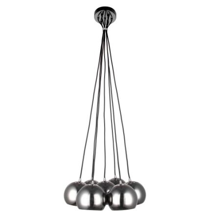 Lampa wisząca Punto 7 wisząca grafit LP-22872/7P grafit Light Prestige nowoczesna