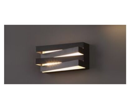 Kinkiet Araxa W0178 BK Maxlight  wykonany z metalu o czarnym wykończeniu