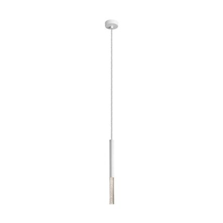 Lampa wisząca ZUMA LINE ONE PENDANT P0461-01E-S8S8 metalowe rurki biały 