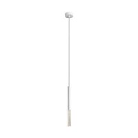Lampa wisząca ZUMA LINE ONE PENDANT P0461-01E-S8S8 metalowe rurki biały 