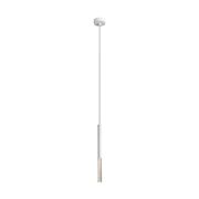 Lampa wisząca ZUMA LINE ONE PENDANT P0461-01E-S8S8 metalowe rurki biały 