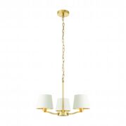 Lampa wisząca HARVEY satynowe złoto/biały 3lt ENDON LIGHTING 67735  