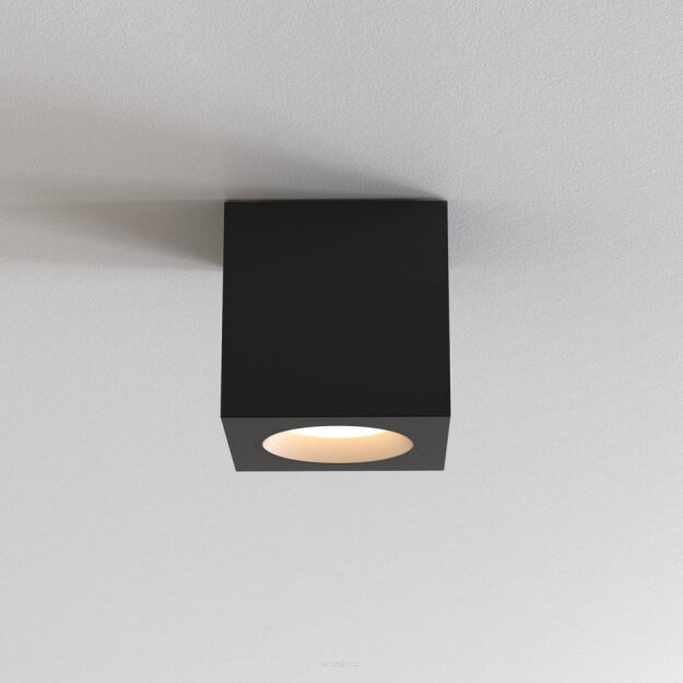 Oprawa sufitowa KOS SQUARE II Astro 1326044 Kostka czarna z teksturą IP65
