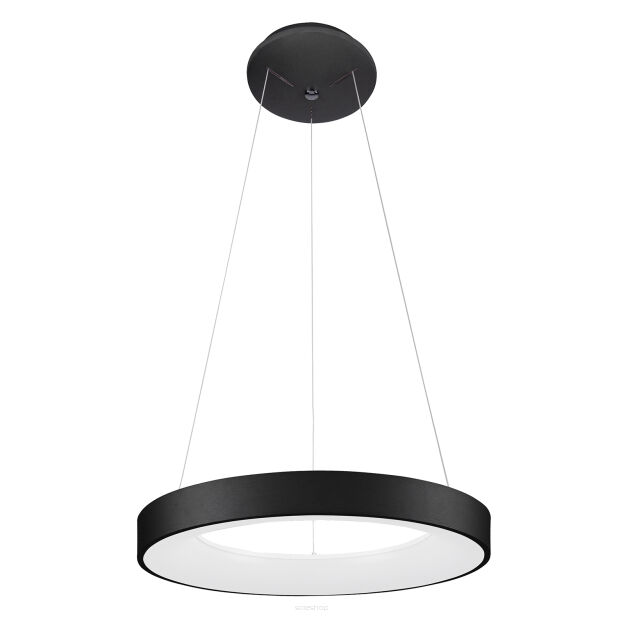 Lampa wisząca GIULIA 5304-840RP-BK-3 Italux okrągły CZARNY ŚREDNICA 48 CM 