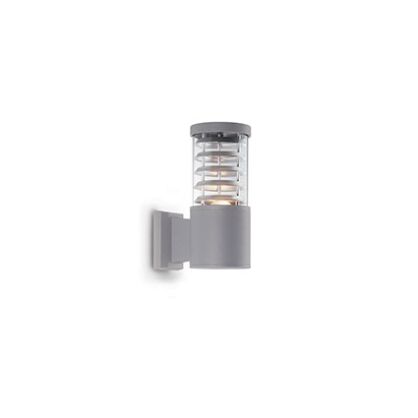 Kinkiet zewnętrzny Tronco AP1 SZARY  Ideal Lux 026978    z aluminium i wykończona w kolorze szarym