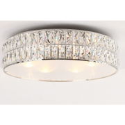 Plafon Diamante C0122 Maxlight  okrągły kryształowy z metalu i szkła