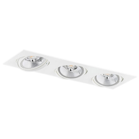 Lampa sufitowa wpuszczana OLIMP PLUS 6116 Argon ruchoma czarna 3xES111