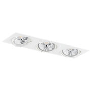 Lampa sufitowa wpuszczana OLIMP PLUS 6116 Argon ruchoma czarna 3xES111