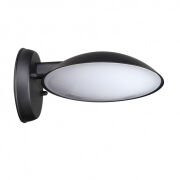 Kinkiet zewnętrzny Piombino 6691/BK-9 Italux CZARNA OPRAWA DO OGRODU NA TARAS PATIO IP 44 LED 12W