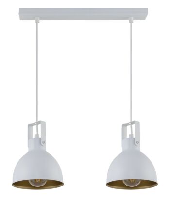 Lampa wisząca MARS 2 SIGMA 32259 BIAŁO/ZŁOTA PODWÓJNA