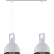 Lampa wisząca MARS 2 SIGMA 32259 BIAŁO/ZŁOTA PODWÓJNA