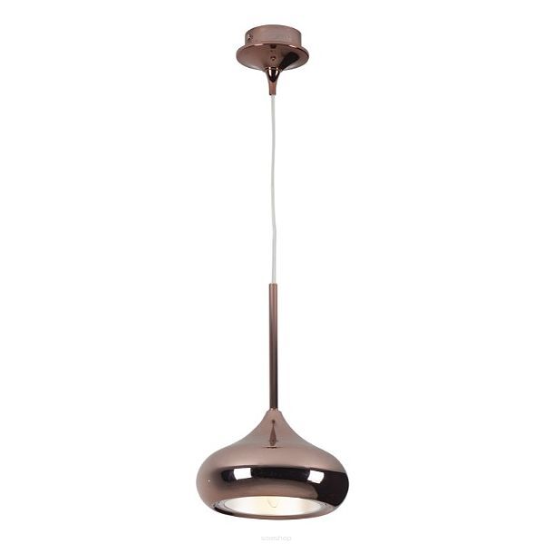 Lampa wisząca VOX P0305 MAXlight MIEDZIANY Gustowny, gładki i połyskujący klosz Nowoczesna Elegancka