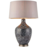Lampa stołowa ILSA czarny nikiel szary ENDON LIGHTING 79842  