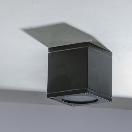 Lampa zewnętrzna JOE SQUARE AZ4270 IP54 czarna kostka wykonana z metalu i szkła