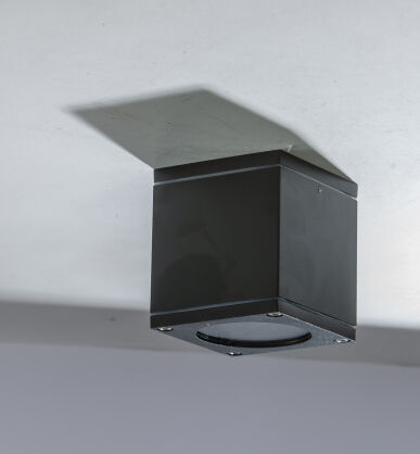 Lampa zewnętrzna JOE SQUARE AZ4270 IP54 czarna kostka wykonana z metalu i szkła