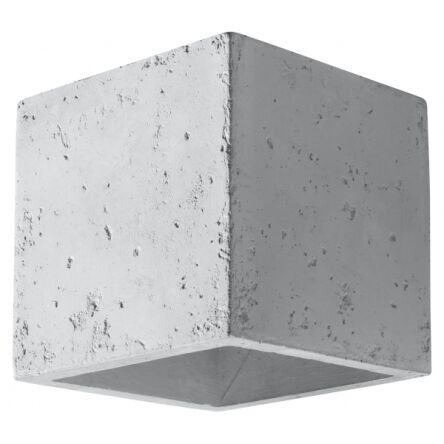 Kinkiet QUAD BETON SOLLUX  Lampa Ścienna NOWOCZESNY stal  SL.0487