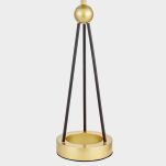 Lampa stołowa BELFORTE LDT 5527 (GD+WT) Lumina Deco  - 3