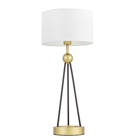 Lampa stołowa BELFORTE LDT 5527 (GD+WT) Lumina Deco 