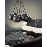 Lampa wisząca GULIA 7 BLACK czarna Azzardo AZ0635 - 2