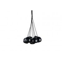 Lampa wisząca GULIA 7 BLACK czarna Azzardo AZ0635