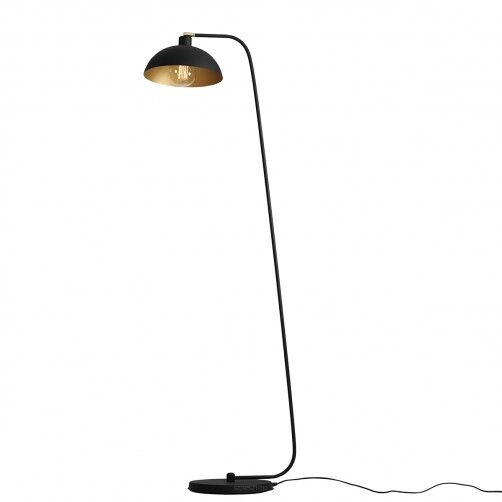 Lampa podłogowa ESPACE czarna ze złotym wariantem ALDEX 1036A1 
