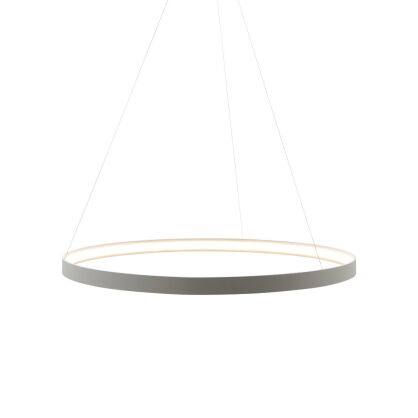 Lampa wisząca CIRCLE 78 ZumaLine LA0716/1 Szara okrągła o średnicy 78 cm