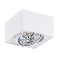 Lampa sufitowa natynkowa  RODOS PLUS 4753 Argon biała ES111 kostka