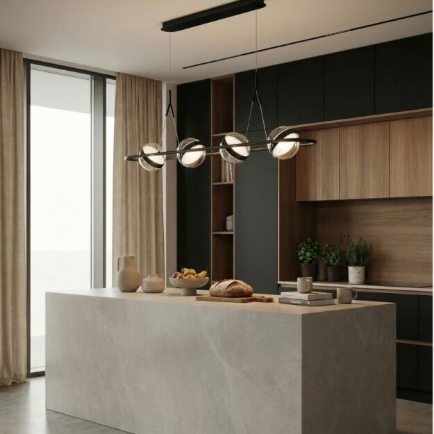 Lampa wisząca ASTRID PENDANT Czarna AZ6892 AZZARDO