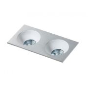 Oprawa  wpustowa HUGO 2 DOWNLIGHT  AZ1737 techniczna w kolorze  aluminium