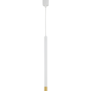 LAMPA WISZĄCA SOPER DUE 33236 SIGMA SOPEL TUBA BIAŁA ZŁOTA