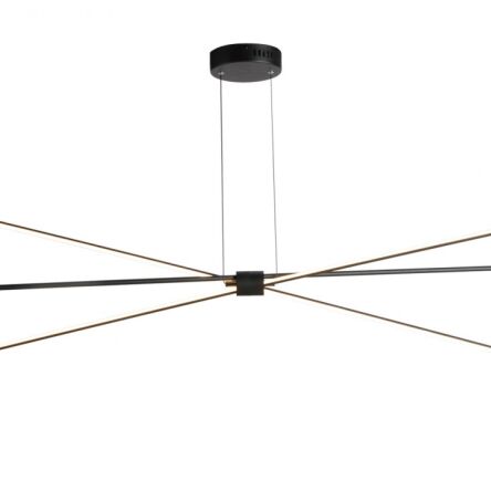 Lampa wisząca Jax pendant czarny/metal AZ3135