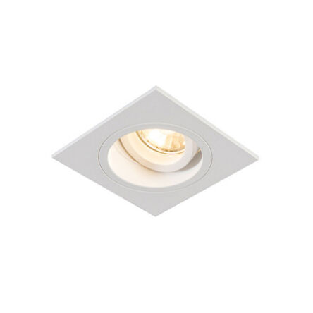 LAMPA SUFITOWA WPUSZCZANA  ZUMA LINE CHUCK DL SQUARE WH Z ALUMINIUM MA KOLOR BIAŁY GU10 